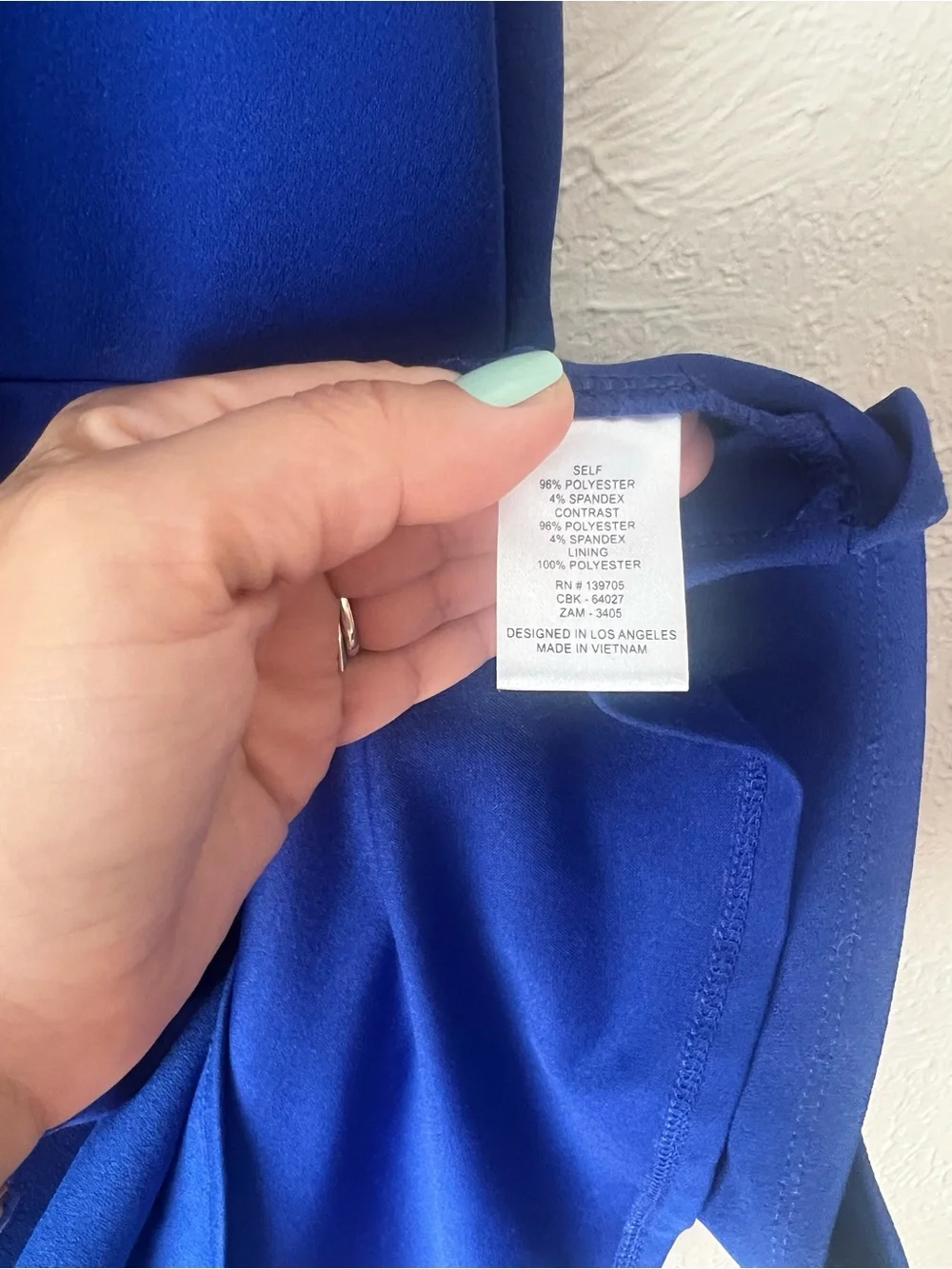 Girls Honey and Rosie Blue Dress with Rhinestone Accents – Size 14